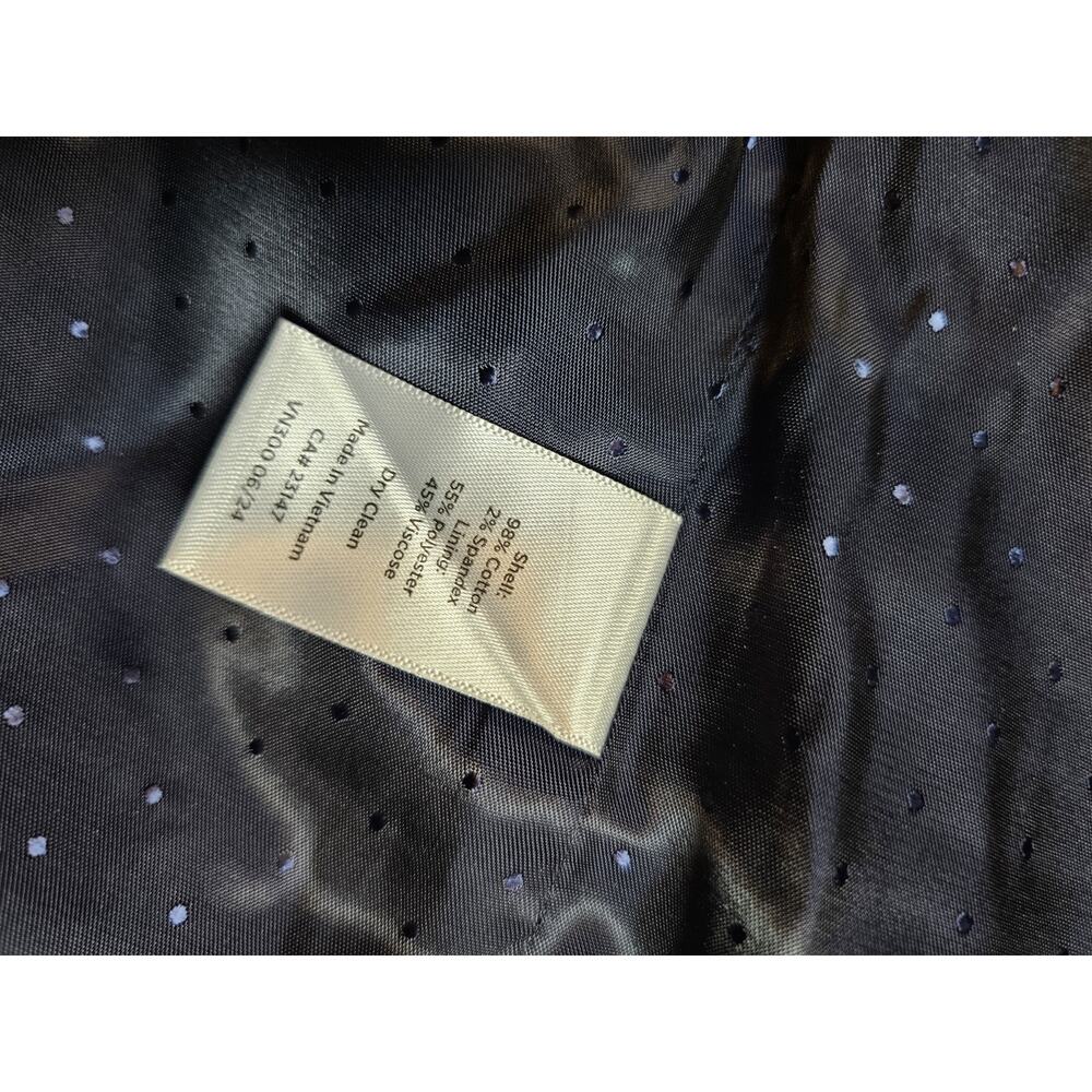 Talbots Blue Velvet Blazer Women's Size 16W Petite NWT Career Preppy Academia - Picture 8 of 8